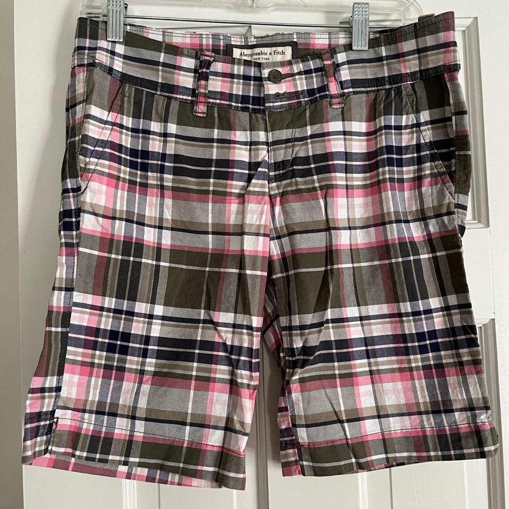 Abercrombie and Fitch vintage cotton plaid shorts with 2% stretch! – vintage NWT